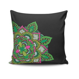 Aberto Design Cojín MANDALA-04 Multicolor